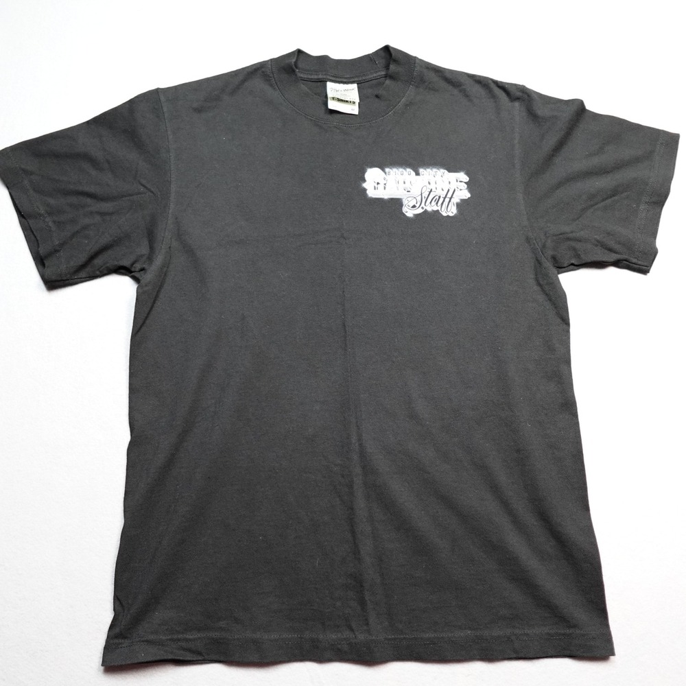 Shaka Wear T-Shirt Mens M Black Bigg City Capone Staff Graphic Streetwear Tee